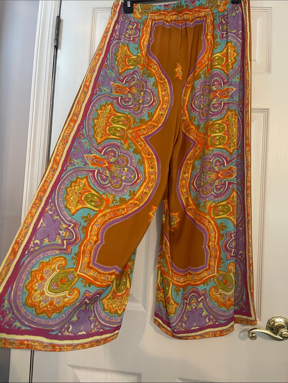 Rachel Zoe Boho wide Leg Flowy Pants - Picture 6 of 6